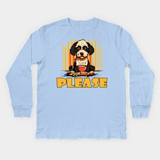 Pawfect Pals: Canine Charm Dog Cute Funny Kids Long Sleeve T-Shirt